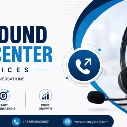 Outbound call center agent speaking with a customer over the phone